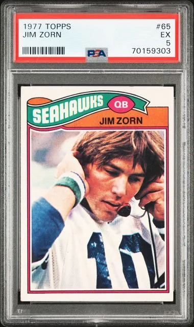 1977 Topps Jim Zorn #65 card image