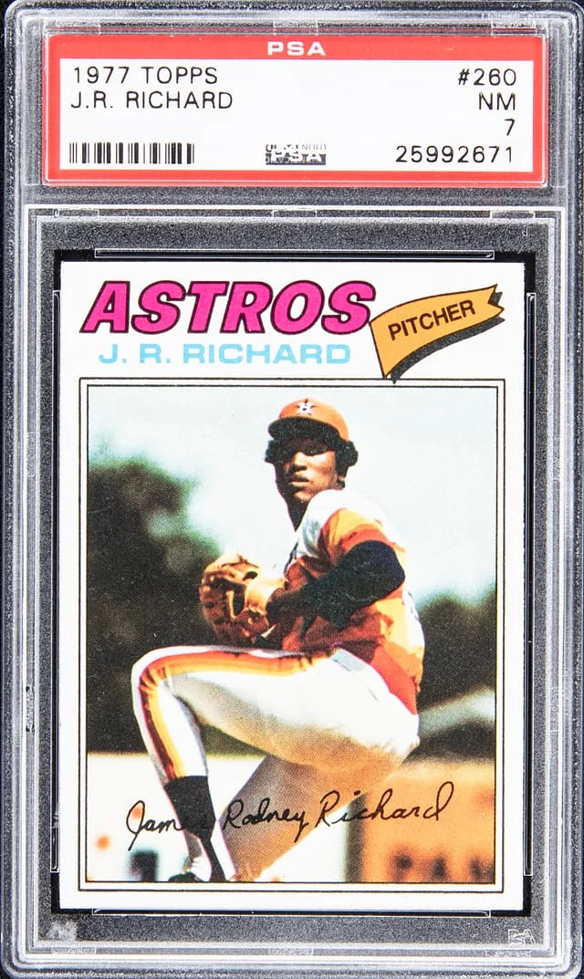 1977 Topps J.R. Richard #260 card image