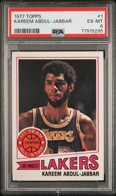 1977 Topps Kareem Abdul-Jabbar #1 card image