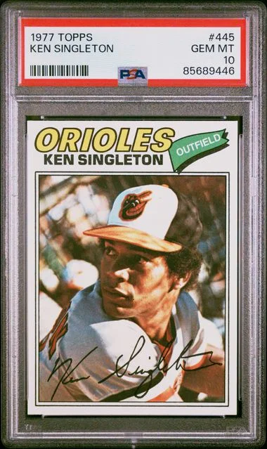1977 Topps Ken Singleton #445 card image