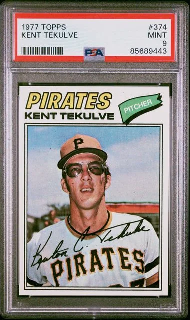1977 Topps Kent Tekulve #374 card image