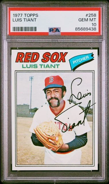 1977 Topps Luis Tiant #258 card image