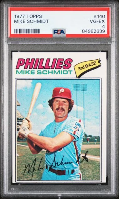 1977 Topps Mike Schmidt #140 card image