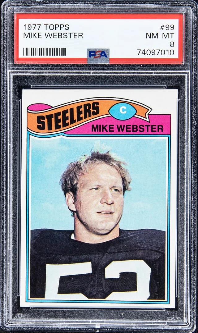 1977 Topps Mike Webster #99 card image