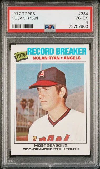 1977 Topps Nolan Ryan #234 card image
