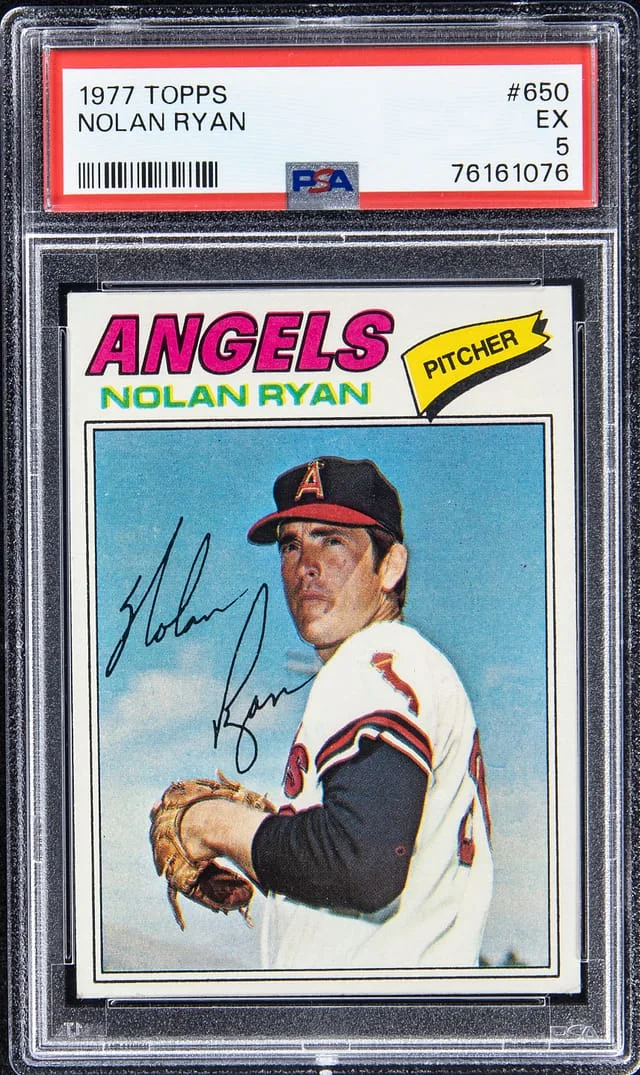 1977 Topps Nolan Ryan #650 card image