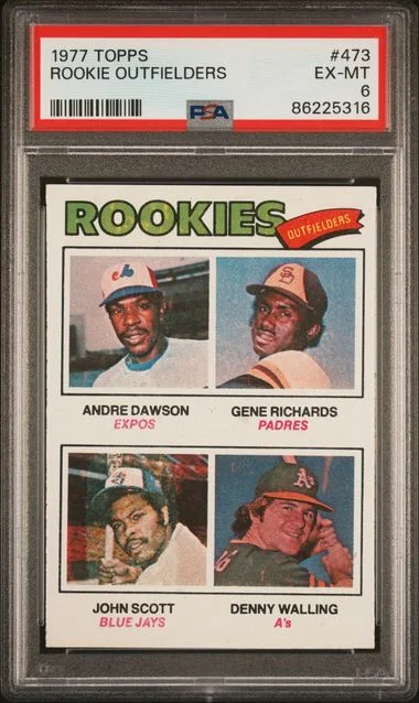 1977 Topps Outfielders #473 card image