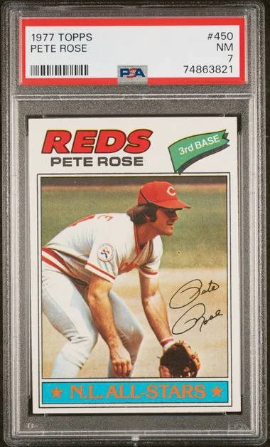 1977 Topps Pete Rose #450 card image