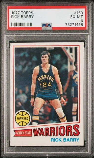 1977 Topps Rick Barry #130 card image