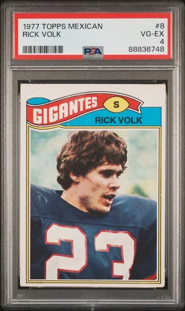 1977 Topps Rick Volk Mexican #8 card image