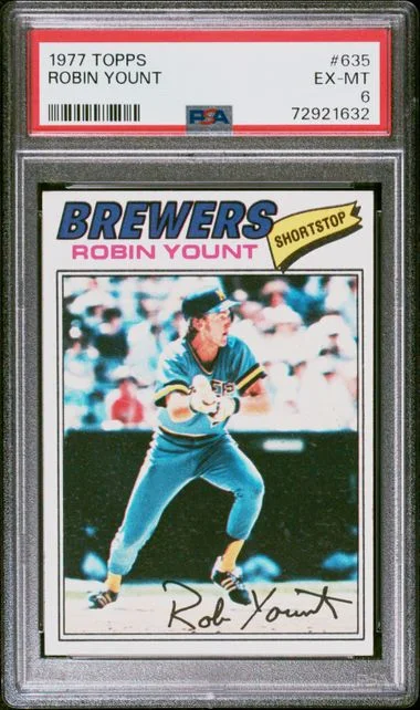 1977 Topps Robin Yount #635 card image