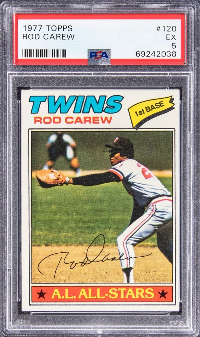 1977 Topps Rod Carew #120 card image