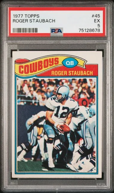 1977 Topps Roger Staubach #45 card image