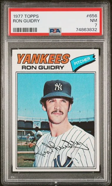 1977 Topps Ron Guidry #656 card image