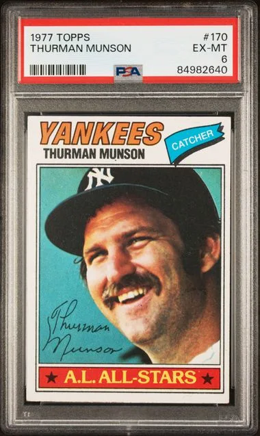 1977 Topps Thurman Munson #170 card image