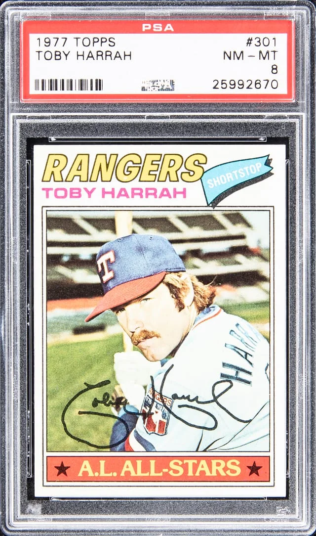 1977 Topps Toby Harrah #301 card image