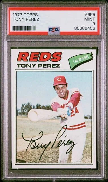 1977 Topps Tony Perez #655 card image