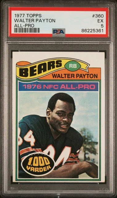 1977 Topps Walter Payton All-Pro #360 card image