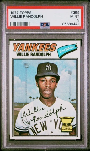 1977 Topps Willie Randolph #359 card image