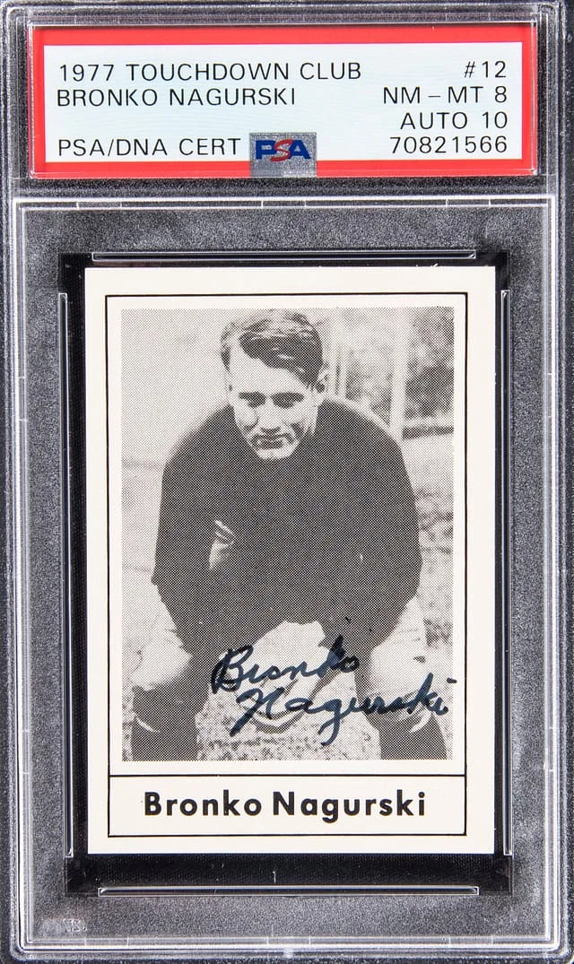 1977 Touchdown Club Bronko Nagurski #12 card image