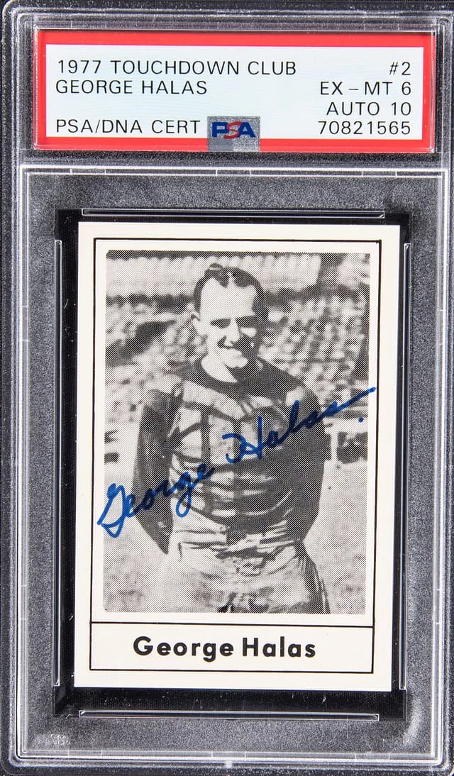 1977 Touchdown Club George Halas #2 card image