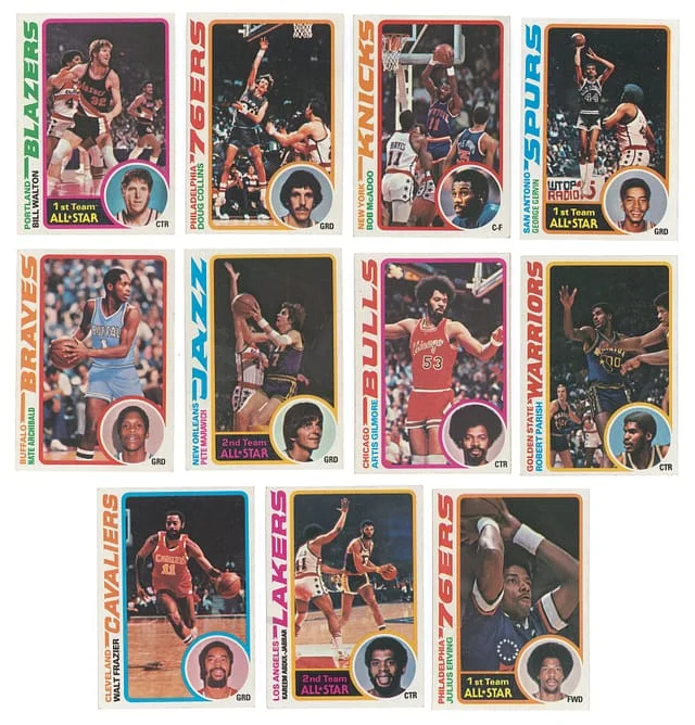 1978-79 Topps Basketball Complete Set (132) With Wax Pack Wrapper – Featuring Dennis Johnson, Jack Sikma Cards #no-number card image