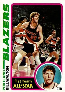 1978-79 Topps Bill Walton #1 card image