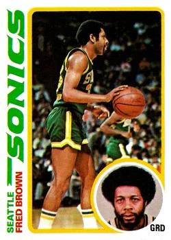 1978-79 Topps Fred Brown #59 card image