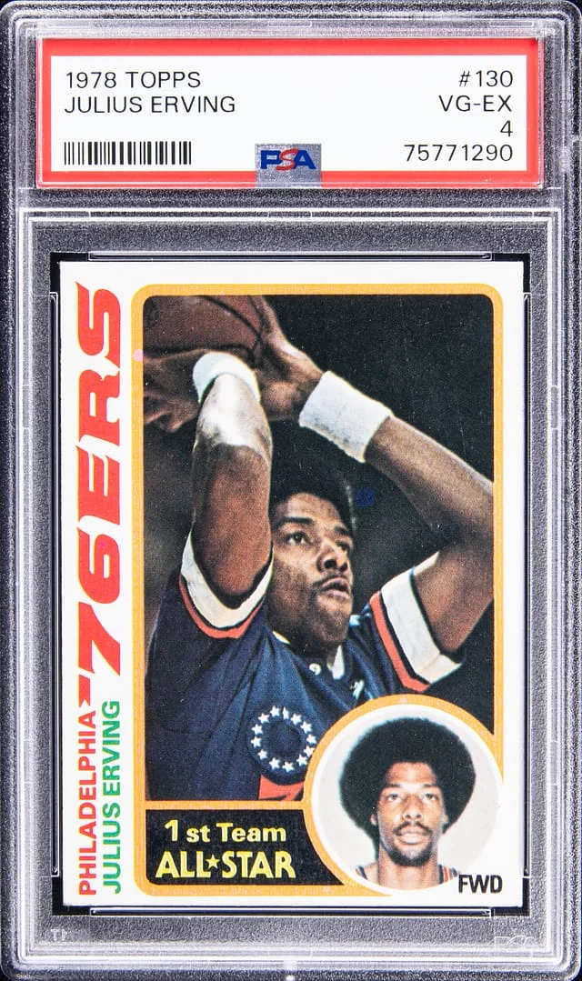 1978-79 Topps Julius Erving #130 card image