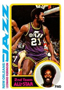 1978-79 Topps Leonard Robinson #30 card image
