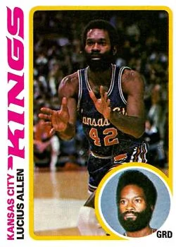 1978-79 Topps Lucius Allen #6 card image