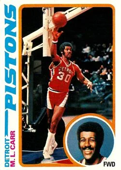 1978-79 Topps M.L. Carr #82 card image