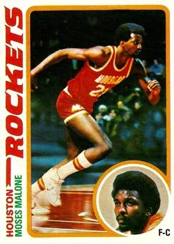 1978-79 Topps Moses Malone #38 card image
