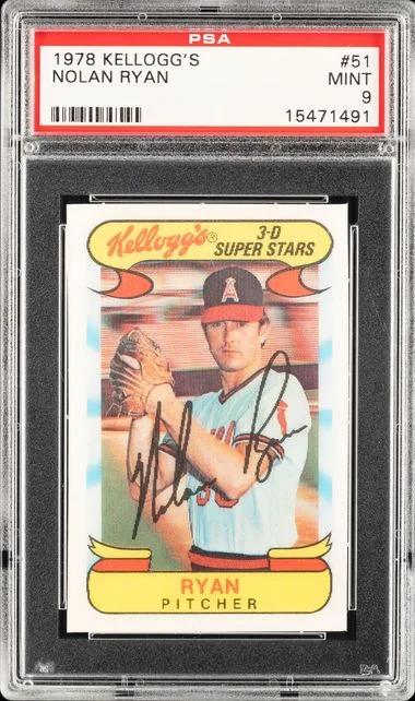 1978 Kellogg's Nolan Ryan #51 card image