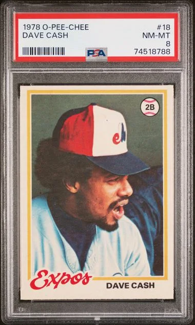 1978 O-Pee-Chee Dave Cash #18 card image