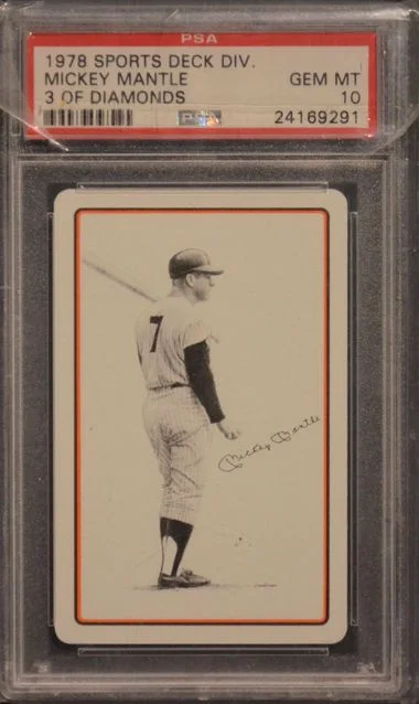 1978 Sports Deck Divison Mickey Mantle Of Diamonds Mickey Mantle #3 card image