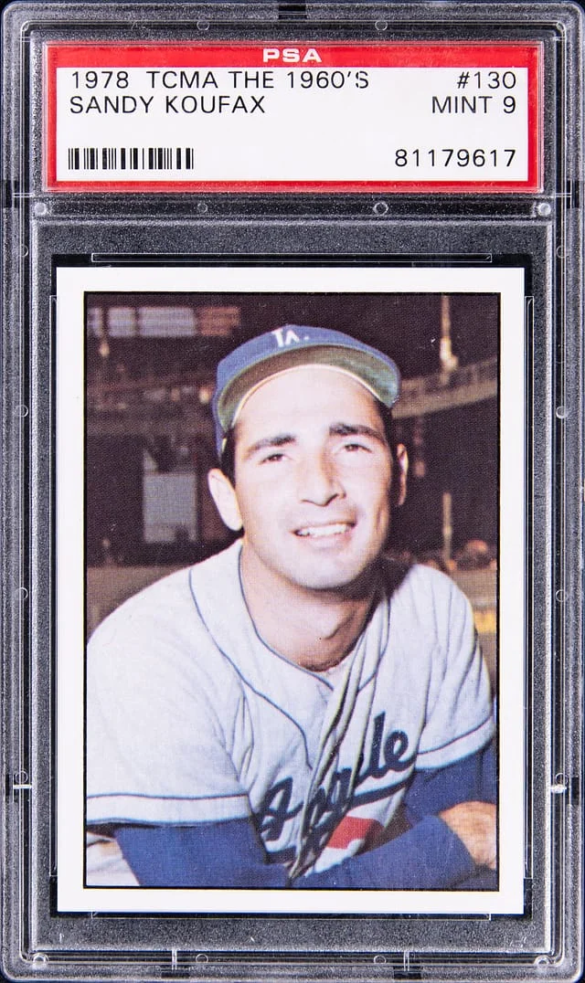 1978 TCMA Sandy Koufax #130 card image