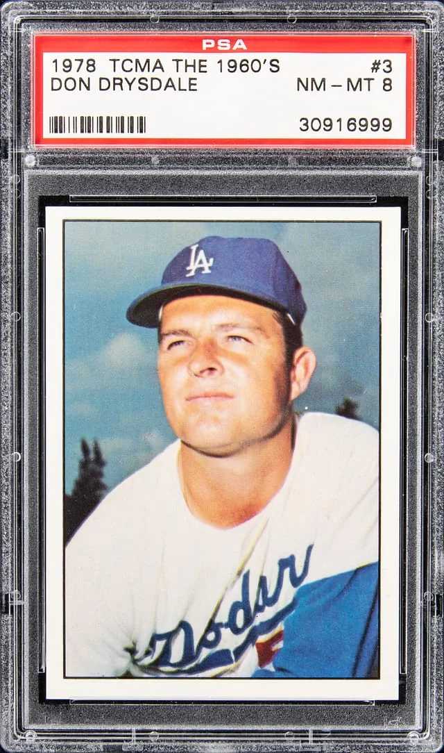 1978 TCMA The 1960's Don Drysdale #3 card image