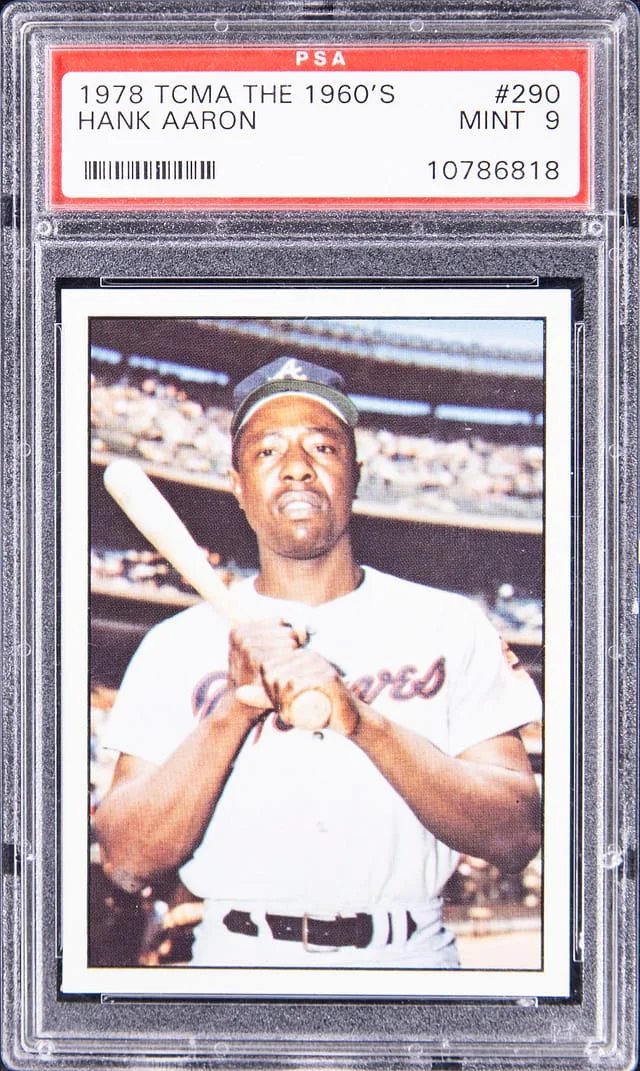 1978 TCMA The 1960's Hank Aaron #290 card image