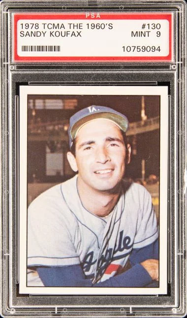 1978 TCMA The 1960's Sandy Koufax #130 card image