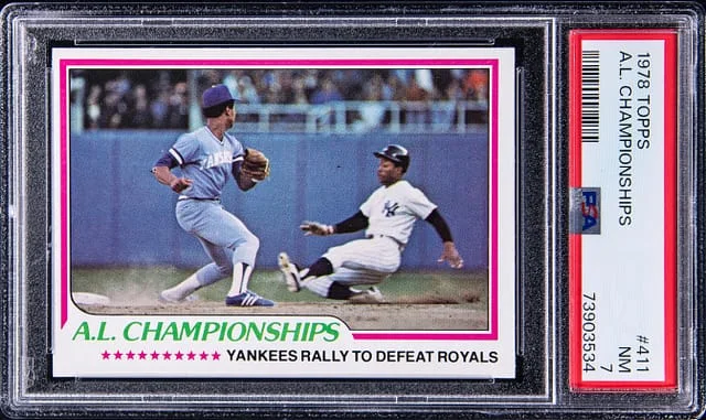 1978 Topps AL Championships #411 card image