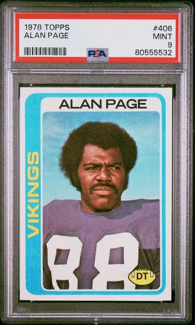 1978 Topps Alan Page #406 card image