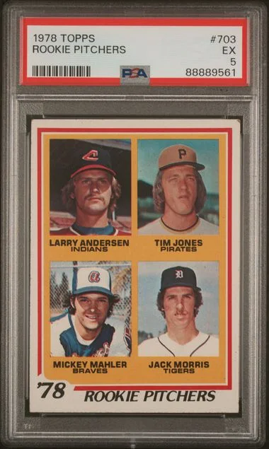 1978 Topps Baseball Jack Morris #703 card image