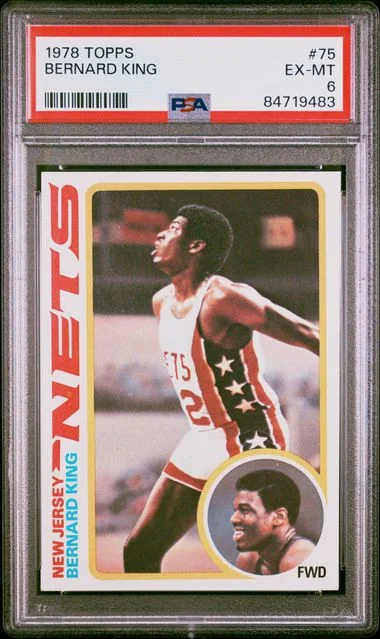 1978 Topps Bernard King #75 card image