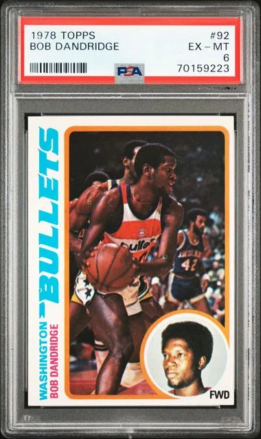 1978 Topps Bob Dandridge #92 card image