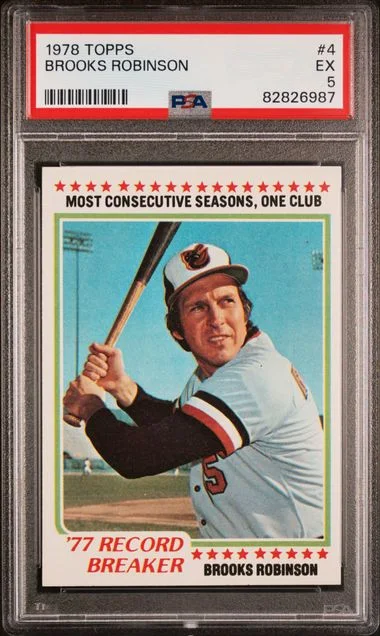 1978 Topps Brooks Robinson #4 card image