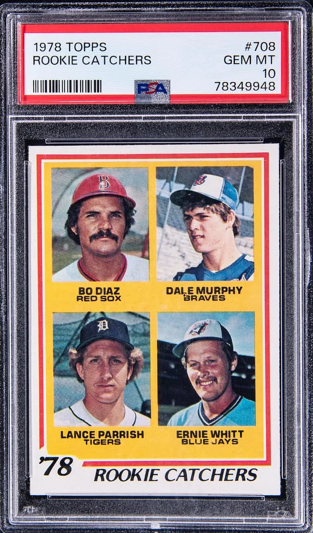 1978 Topps Catchers/Dale Murphy #708 card image