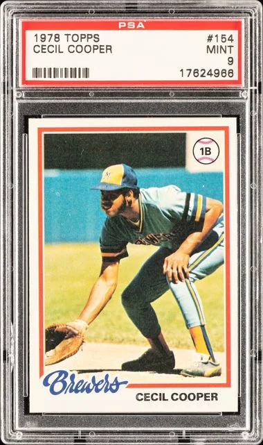 1978 Topps Cecil Cooper #154 card image