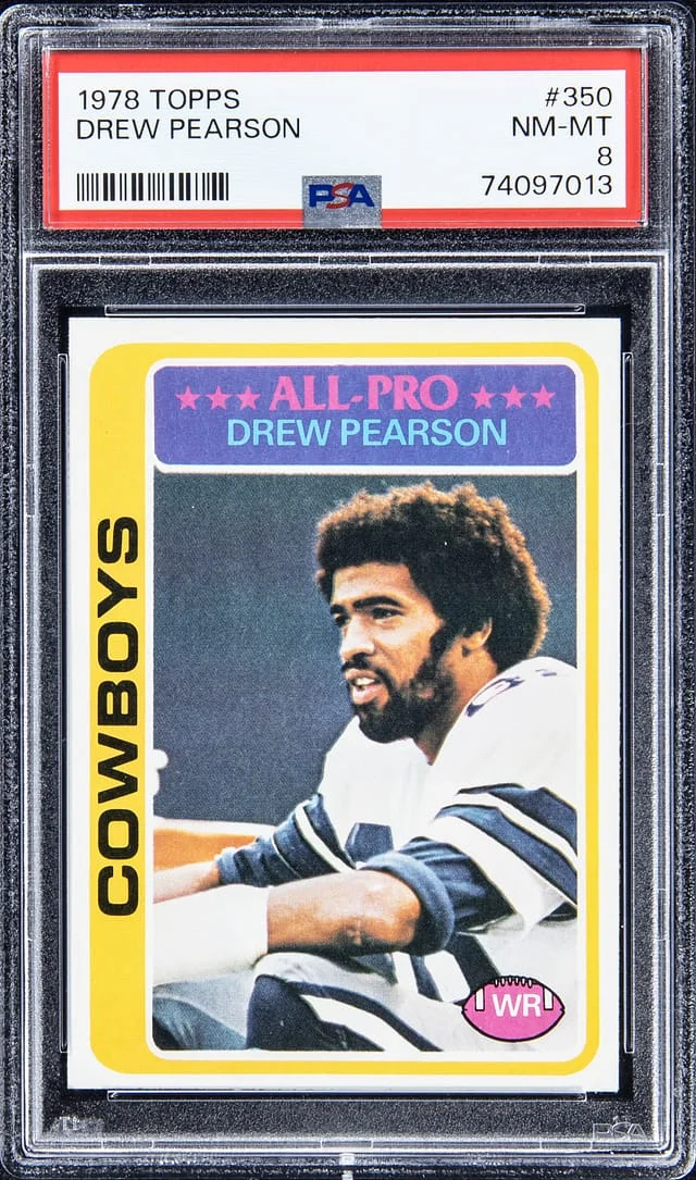 1978 Topps Drew Pearson #350 card image