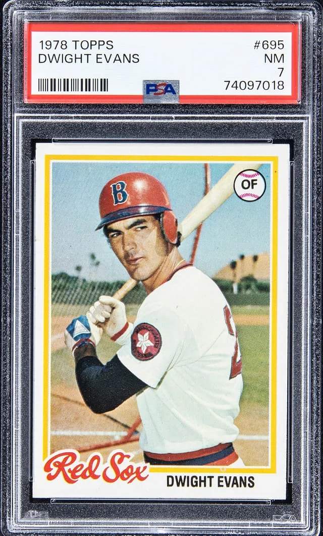 1978 Topps Dwight Evans #695 card image